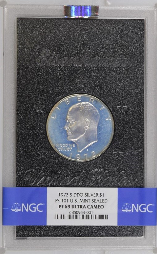 1972 S SILVER $1 PF | Coin Explorer | NGC