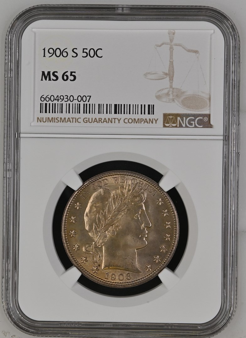 1906 S 50C MS | Coin Explorer | NGC