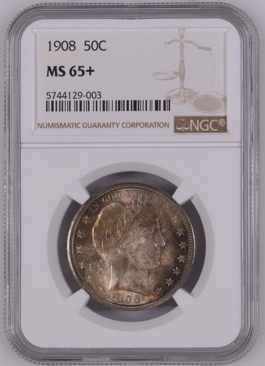 1908 50C MS | Coin Explorer | NGC