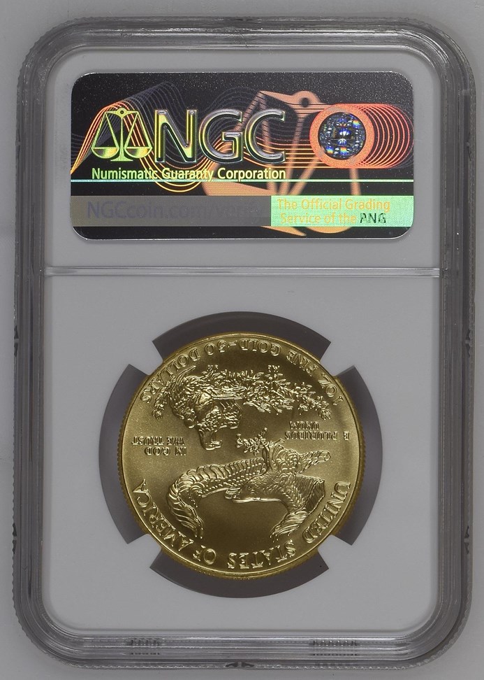 1990 EAGLE G$50 MS | Coin Explorer | NGC
