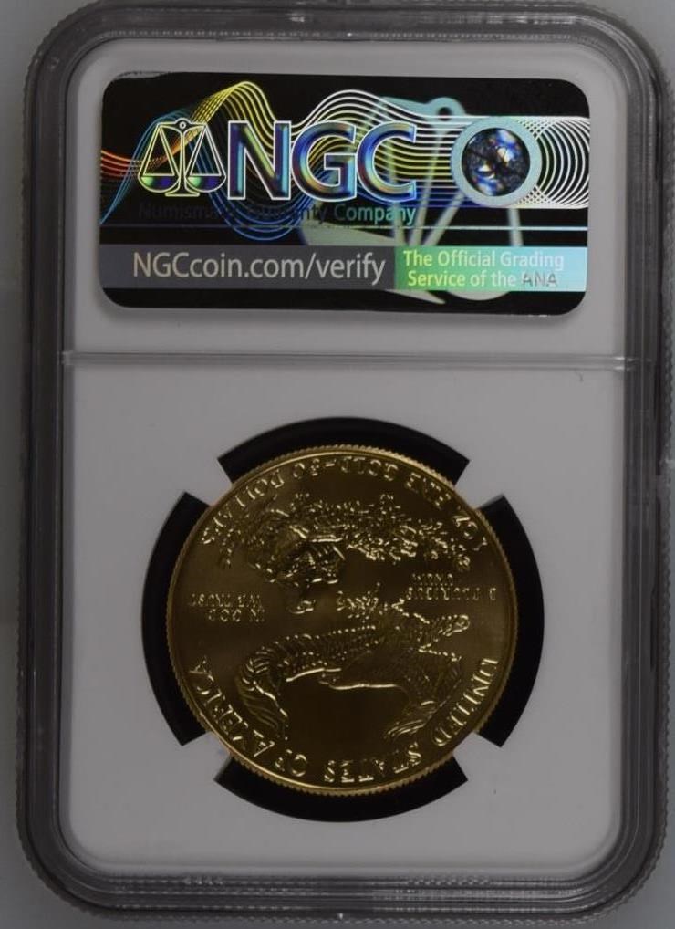 1993 EAGLE G$50 MS | Coin Explorer | NGC