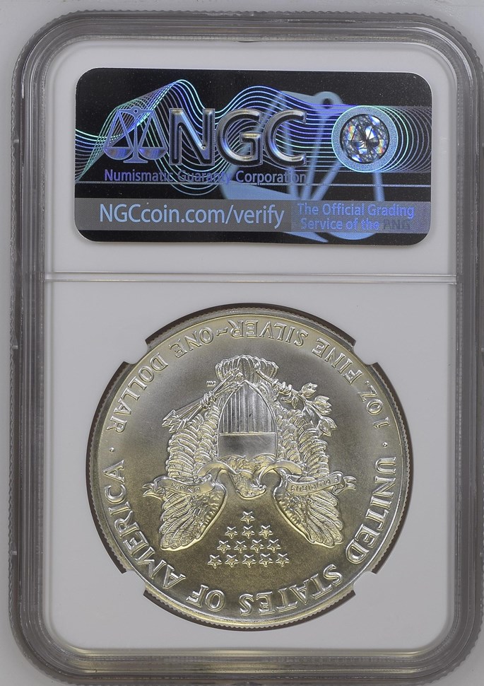 1991 EAGLE S$1 MS | Coin Explorer | NGC