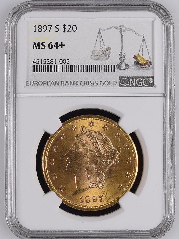 1897 S $20 MS | Coin Explorer | NGC