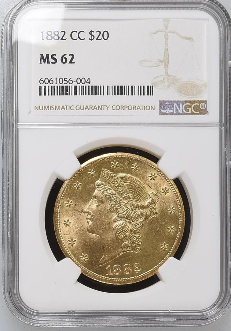 1882 CC $20 MS | Coin Explorer | NGC