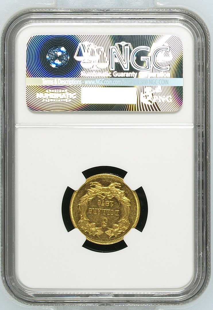 1873 CLOSED 3 $3 MS | Coin Explorer | NGC