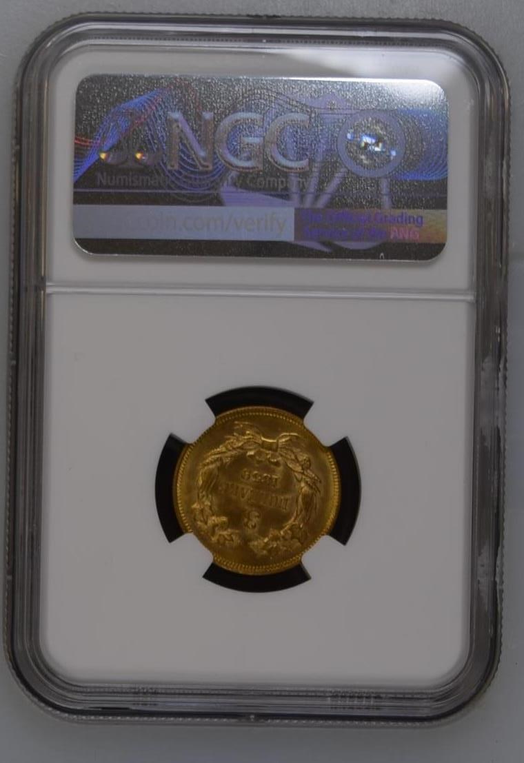 1859 $3 MS | Coin Explorer | NGC