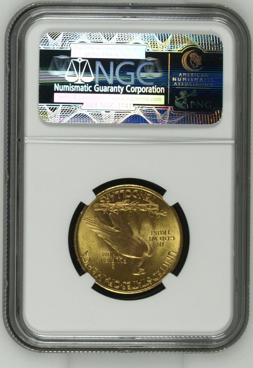1915 $10 MS | Coin Explorer | NGC