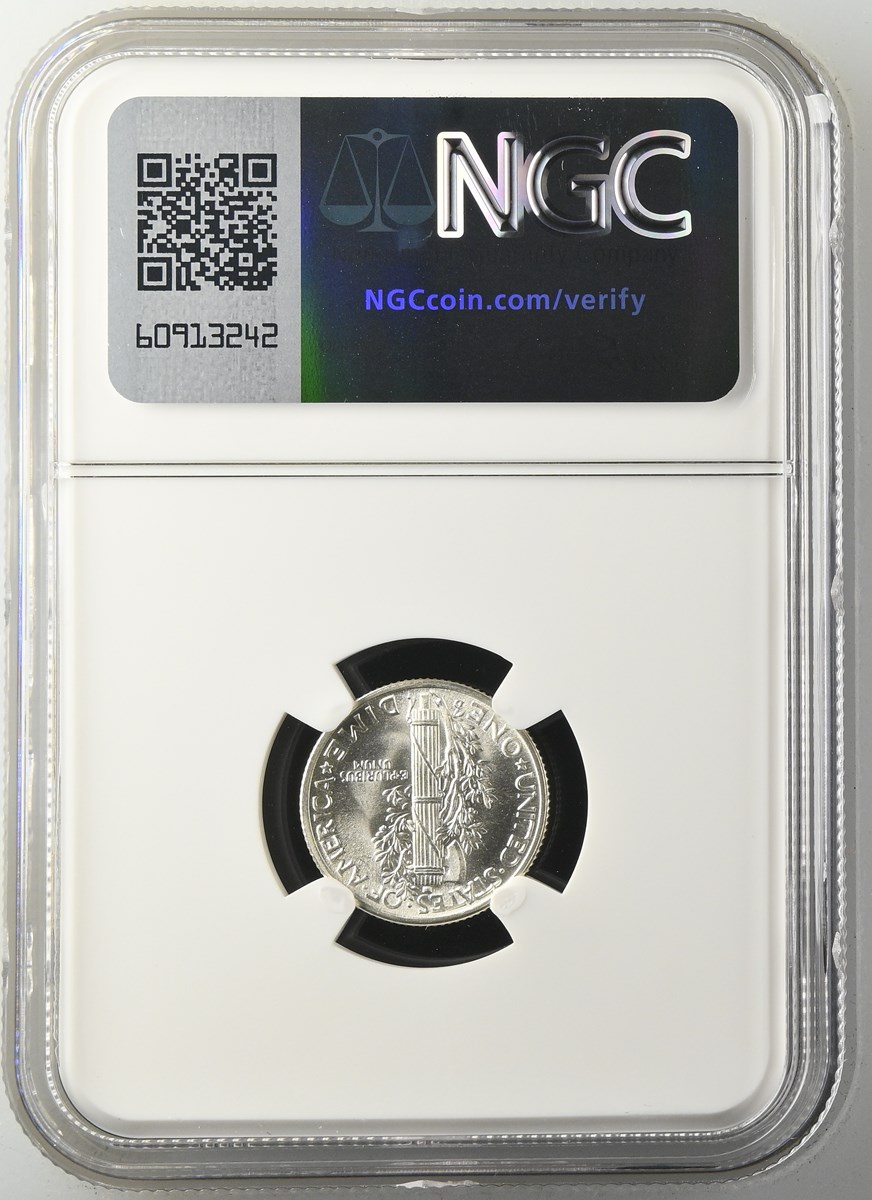 1941 D 10C MS | Coin Explorer | NGC