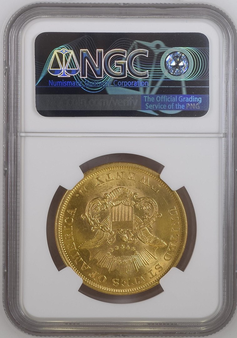 1853 $20 MS | Coin Explorer | NGC 1853 $20 MS | Coin Explorer | NGC