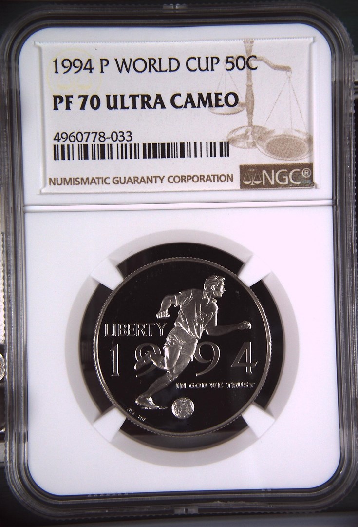 1994 P WORLD CUP 50C PF | Coin Explorer | NGC