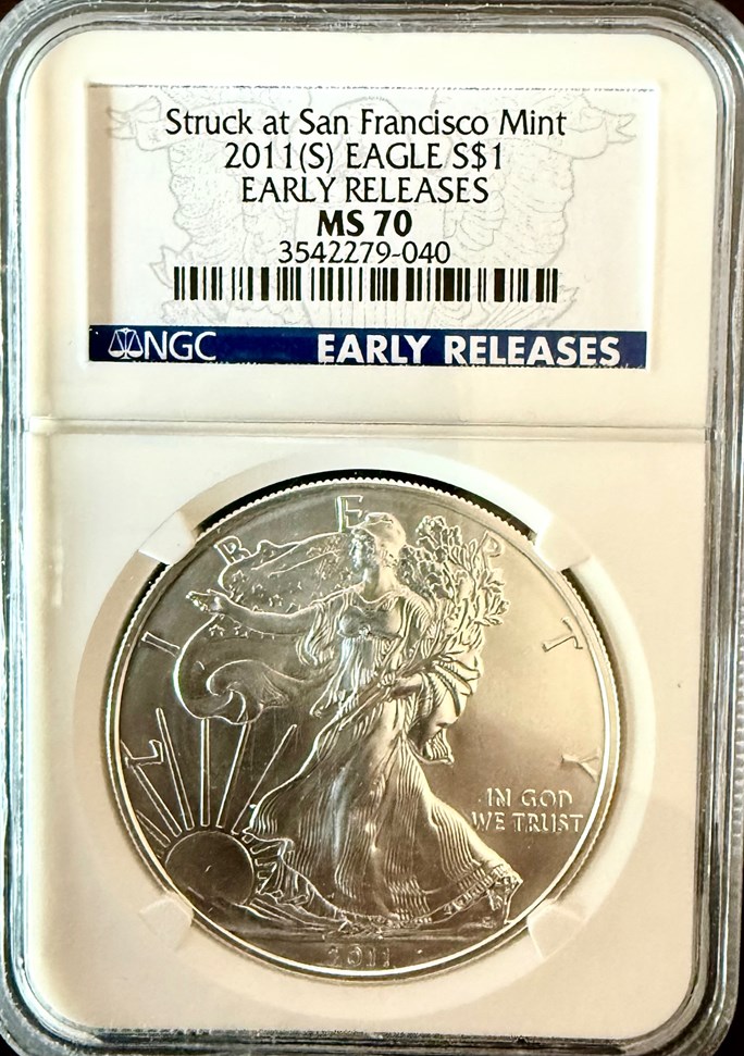 2011(S) EAGLE S$1 MS | Coin Explorer | NGC