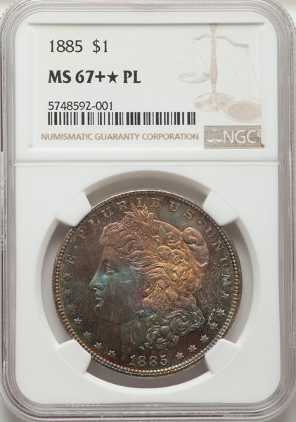 1885 $1 MS | Coin Explorer | NGC