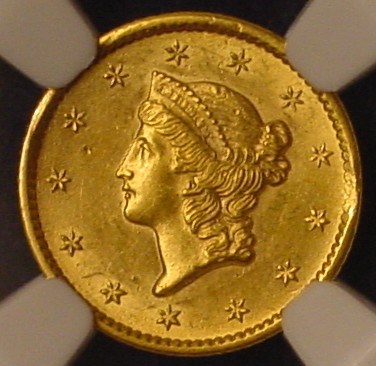 1854 S G$1 MS | Coin Explorer | NGC