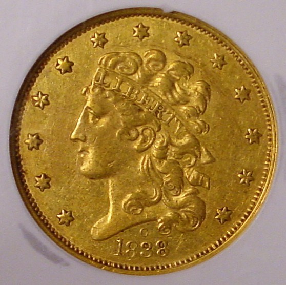 1838 C $5 MS | Coin Explorer | NGC