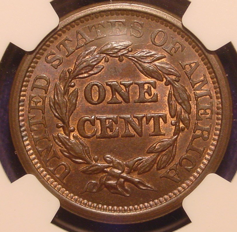 1844 1C MS | Coin Explorer | NGC