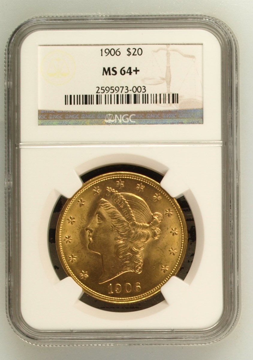 1906 $20 MS | Coin Explorer | NGC