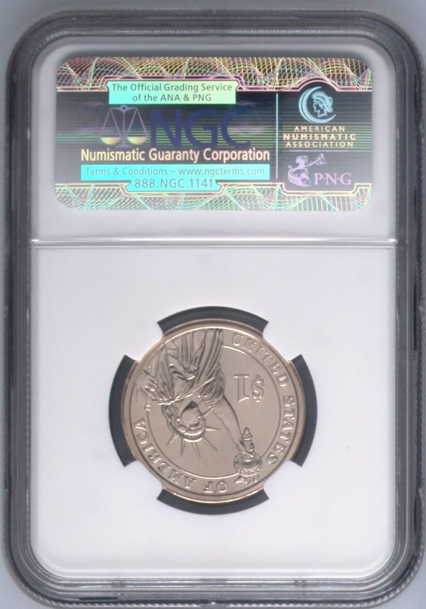 2008 D JAMES MONROE $1 MS | Coin Explorer | NGC