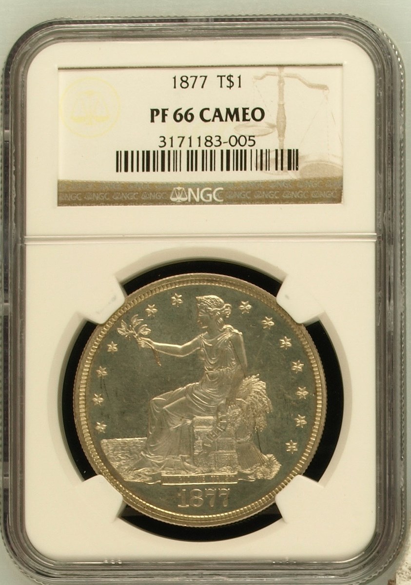 1877 T$1 PF | Coin Explorer | NGC