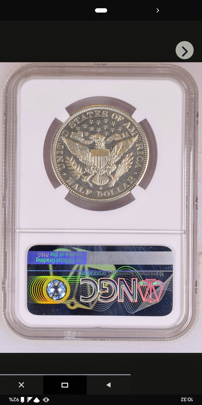 1897 S 50C MS | Coin Explorer | NGC