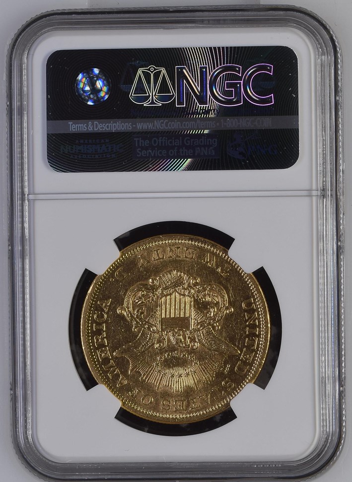 1864 $20 MS | Coin Explorer | NGC