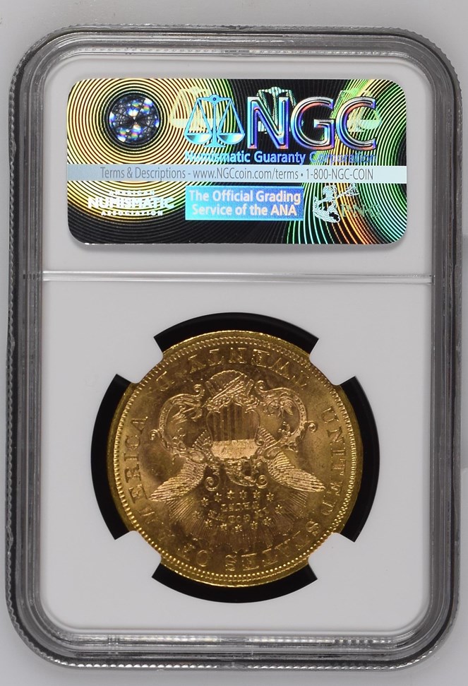 1867 $20 MS | Coin Explorer | NGC