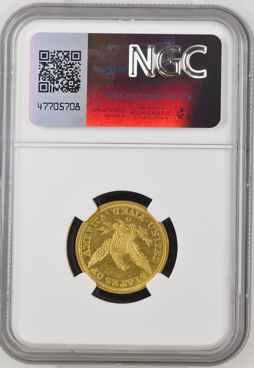 おねがいプランクトン クリアイエロー レア 1843 O LARGE LETTERS $5 MS | Coin Explorer | NGC