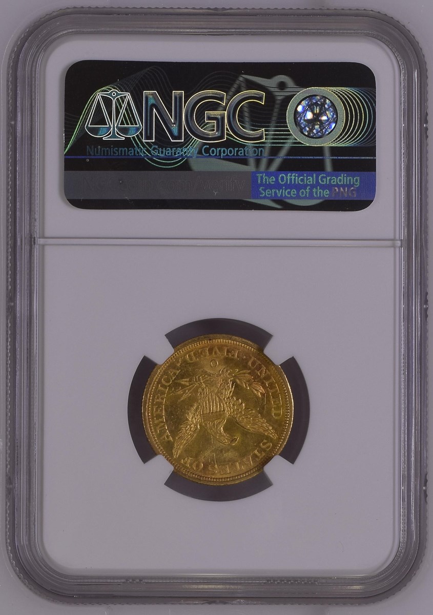 1843 O LARGE LETTERS $5 MS | Coin Explorer | NGC