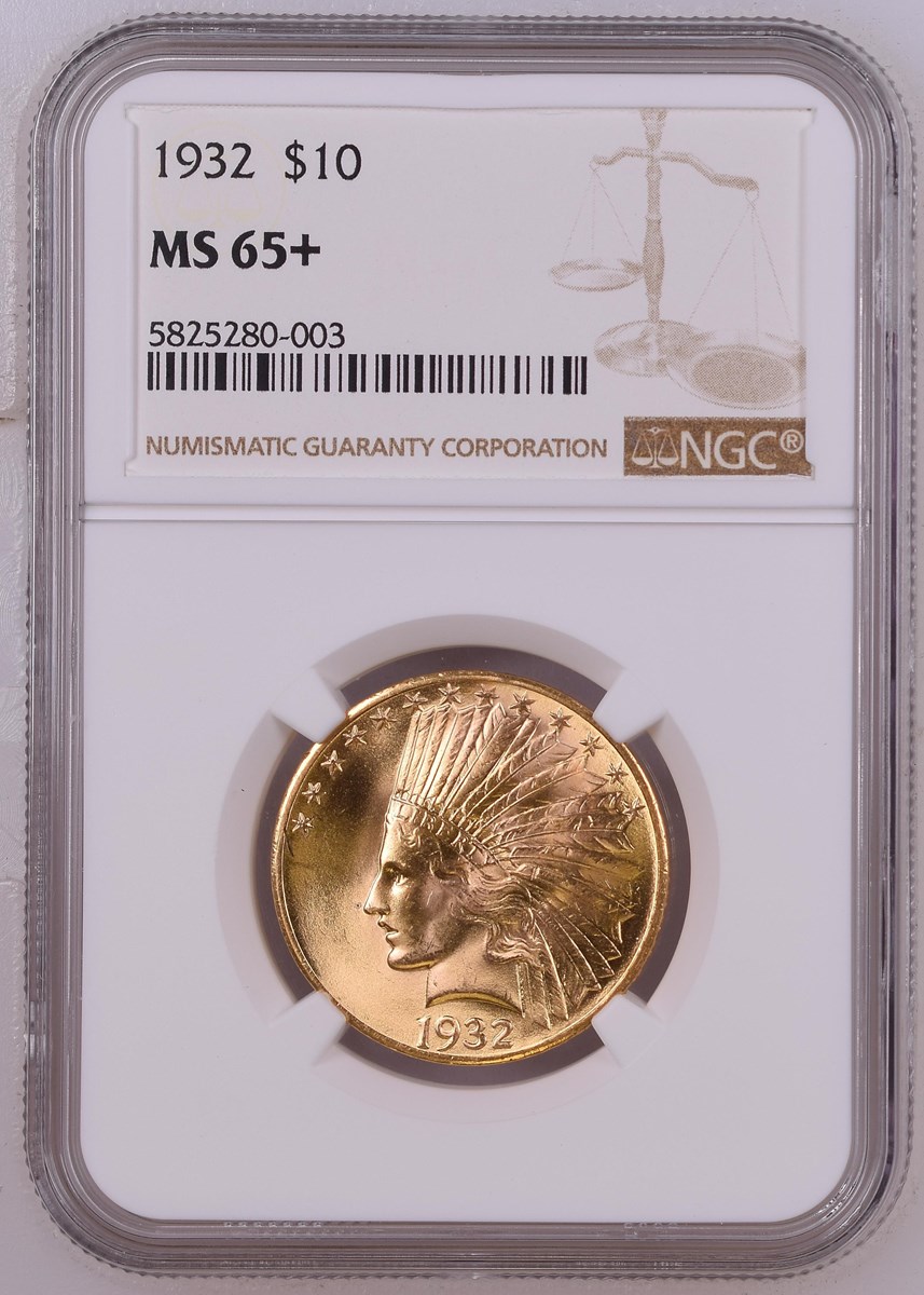 1932 $10 MS | Coin Explorer | NGC