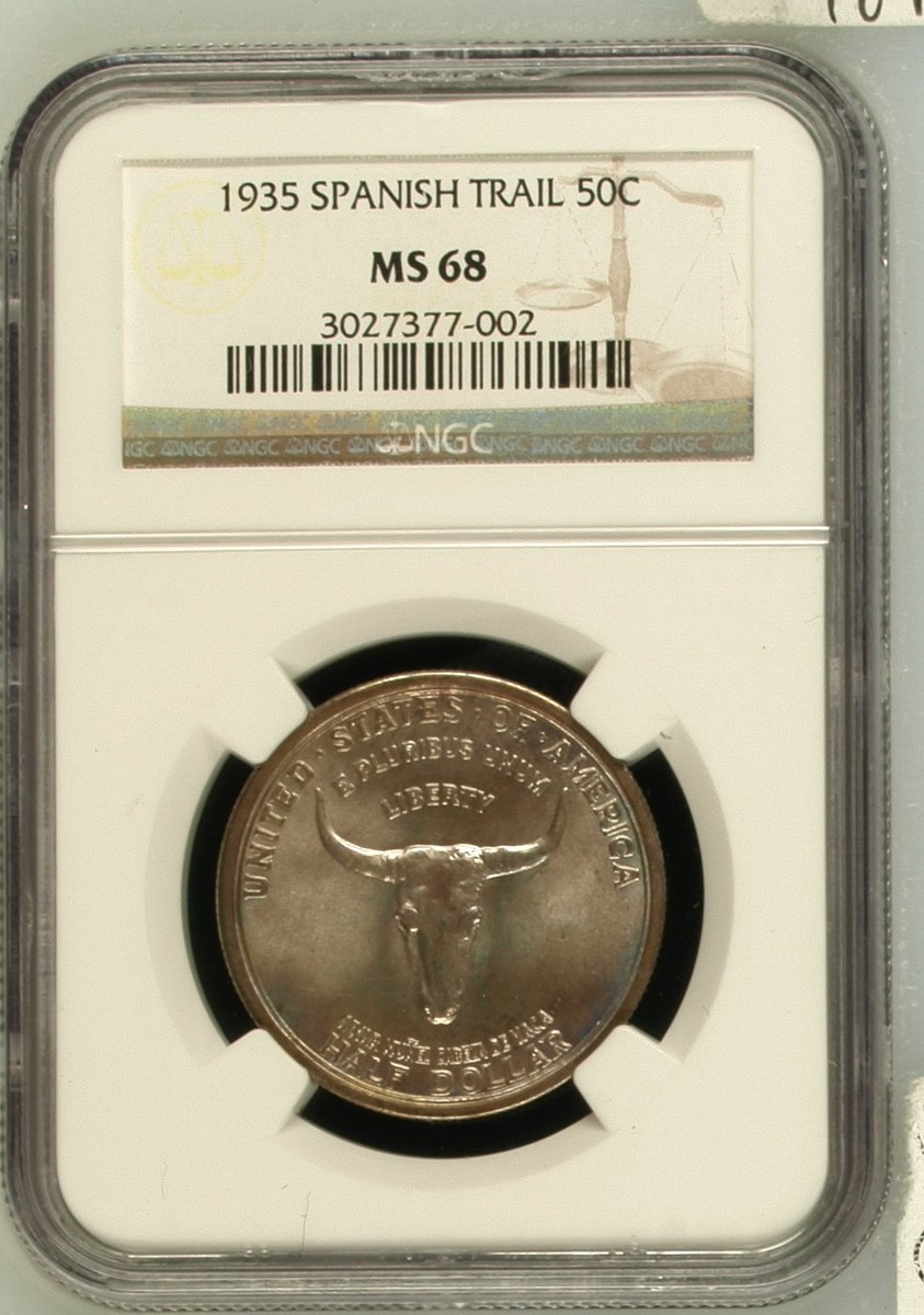 1935 SPANISH TRAIL 50C MS | Coin Explorer | NGC