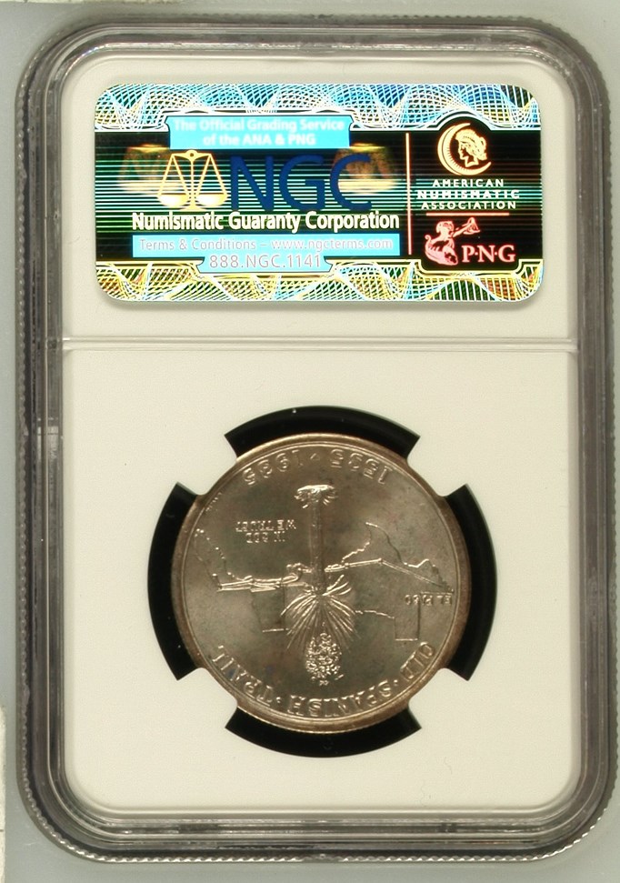 1935 SPANISH TRAIL 50C MS | Coin Explorer | NGC