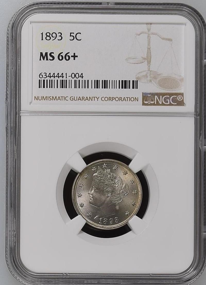 1893 5C MS | Coin Explorer | NGC