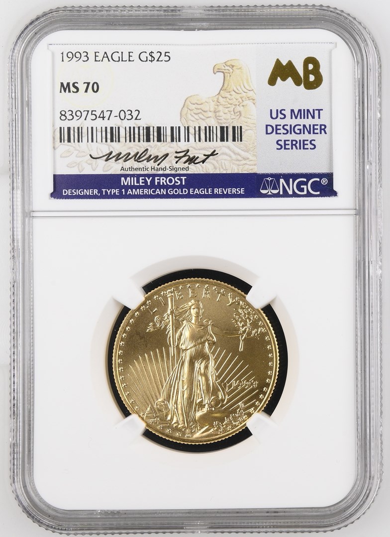 1993 EAGLE G$25 MS | Coin Explorer | NGC