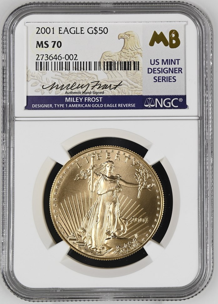 2001 EAGLE G$50 MS | Coin Explorer | NGC