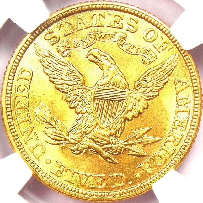 1906 $5 MS | Coin Explorer | NGC