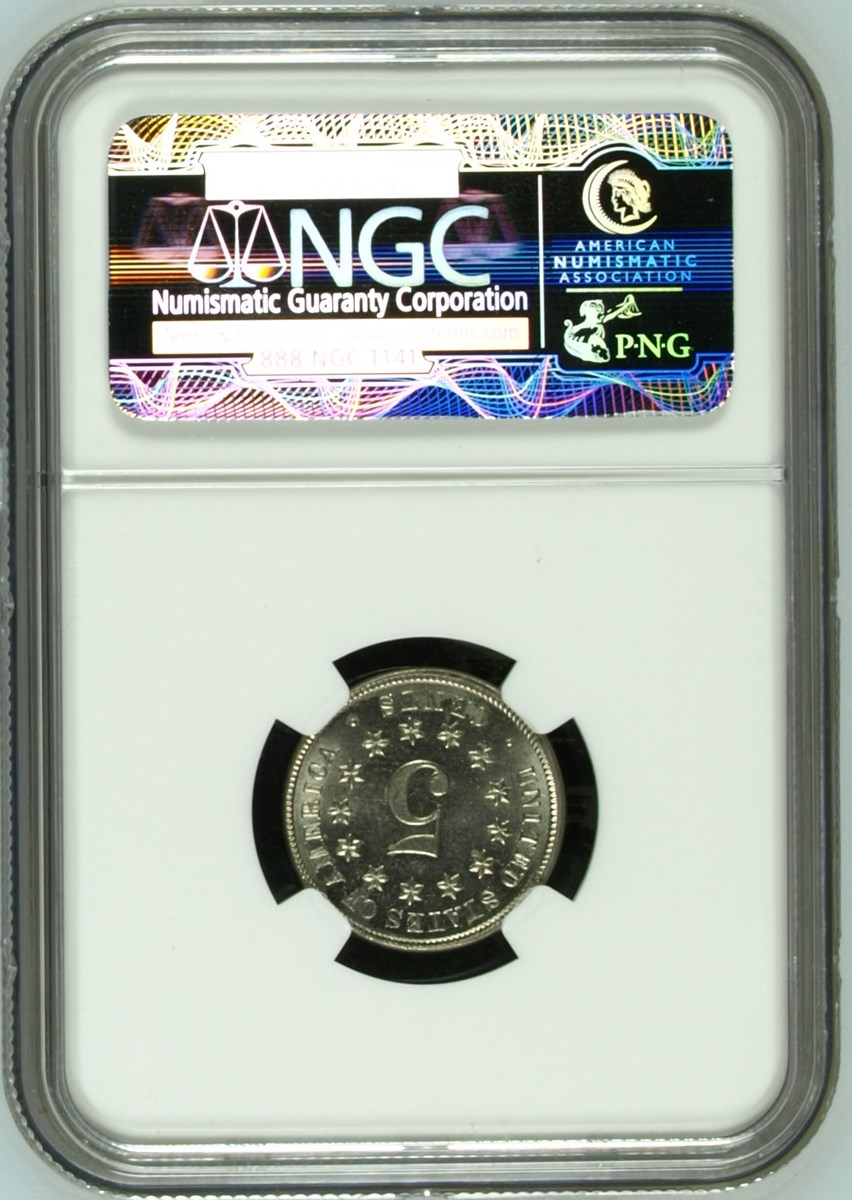 1875 5C MS | Coin Explorer | NGC