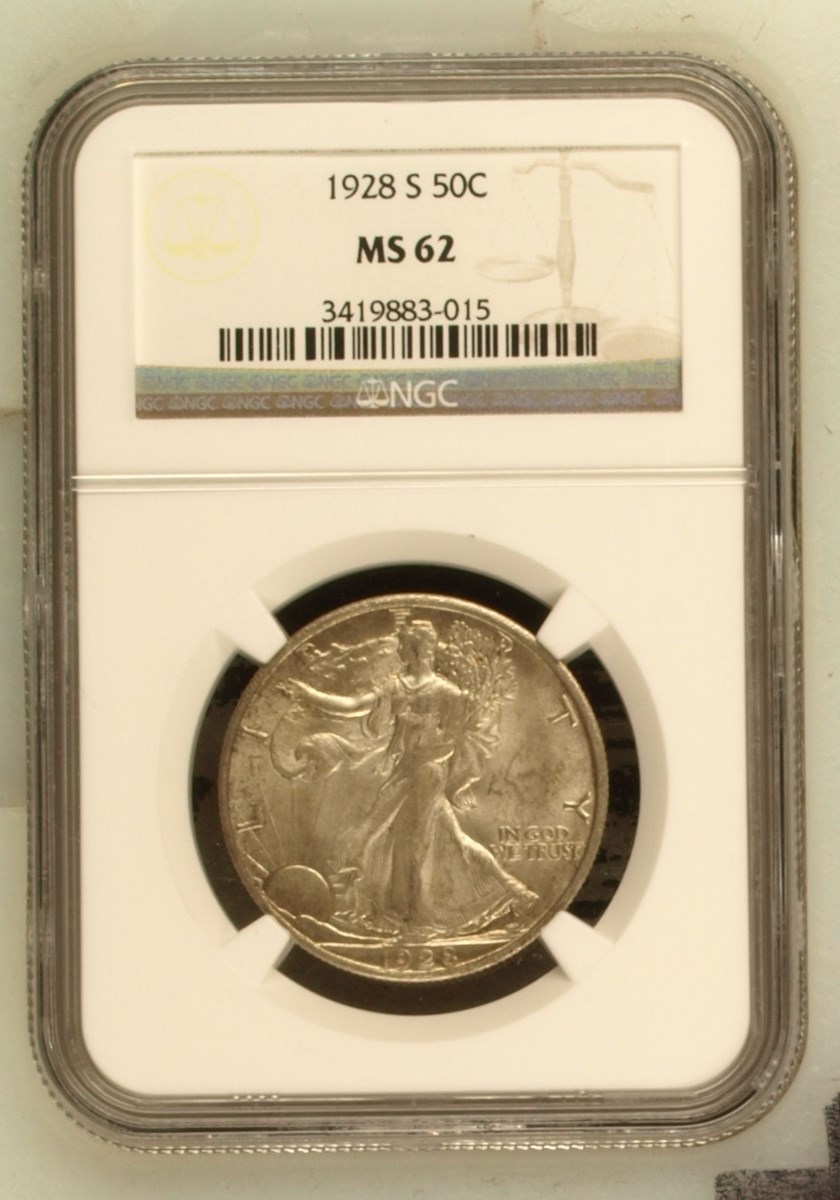 1928 S 50C MS | Coin Explorer | NGC