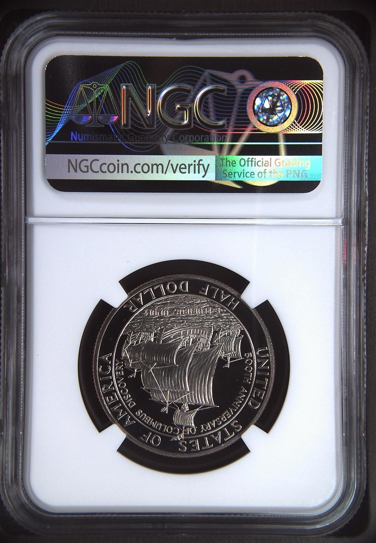 1992 S Columbus Quincentenary 50C PF | Coin Explorer | NGC