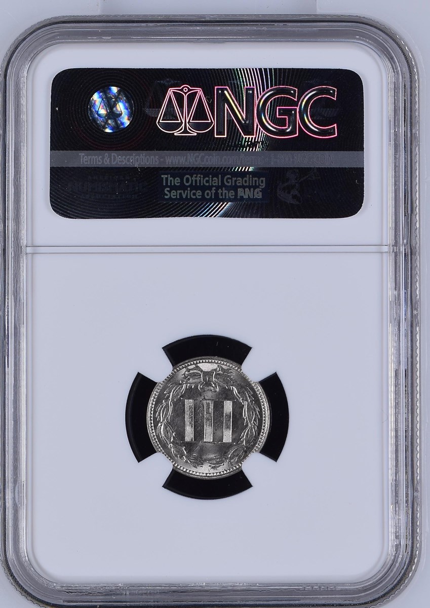 1873 OPEN 3 3CN MS | Coin Explorer | NGC