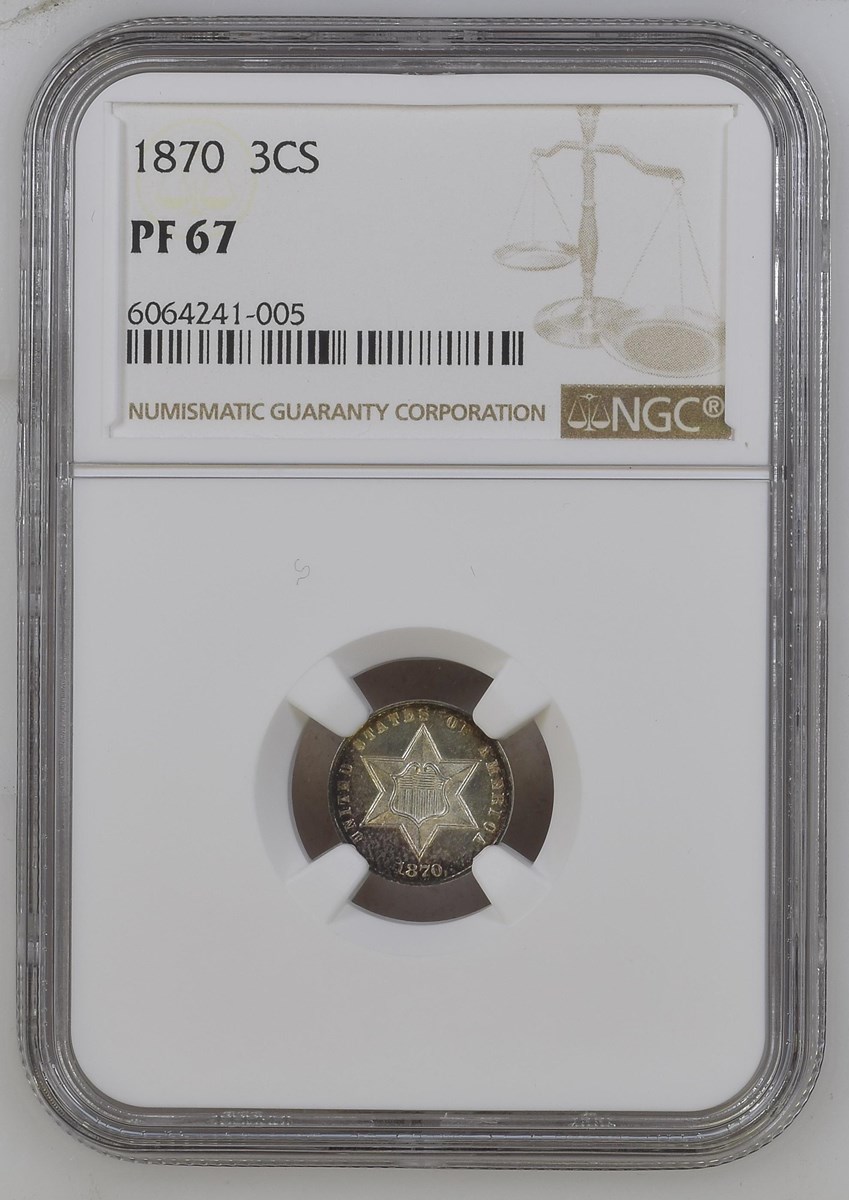 1870 3CS PF | Coin Explorer | NGC