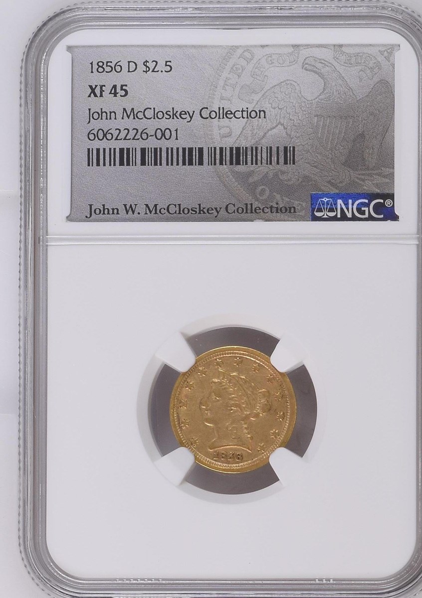 1856 D $2.5 MS | Coin Explorer | NGC