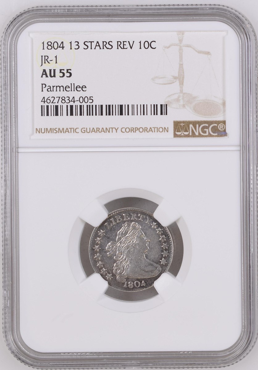 1804 13 STARS REV JR-1 10C MS | Coin Explorer | NGC