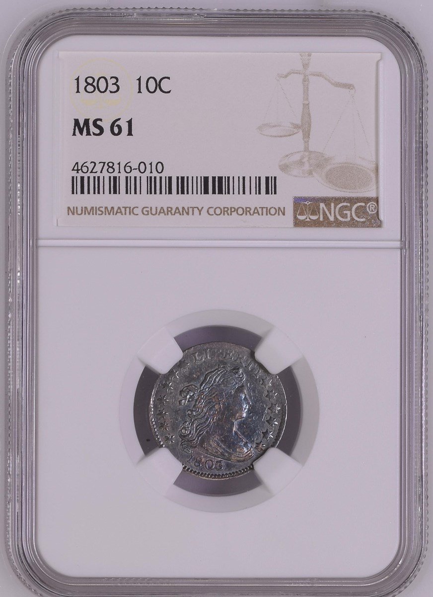 1803 10C MS | Coin Explorer | NGC