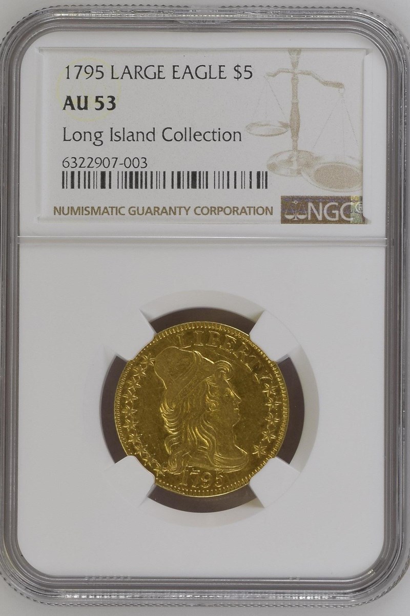 1795 LARGE EAGLE $5 MS | Coin Explorer | NGC