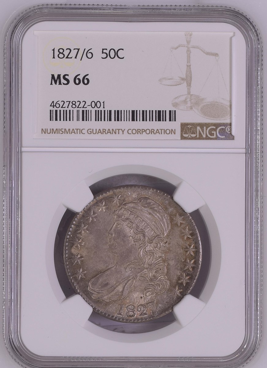 1827/6 50C MS | Coin Explorer | NGC