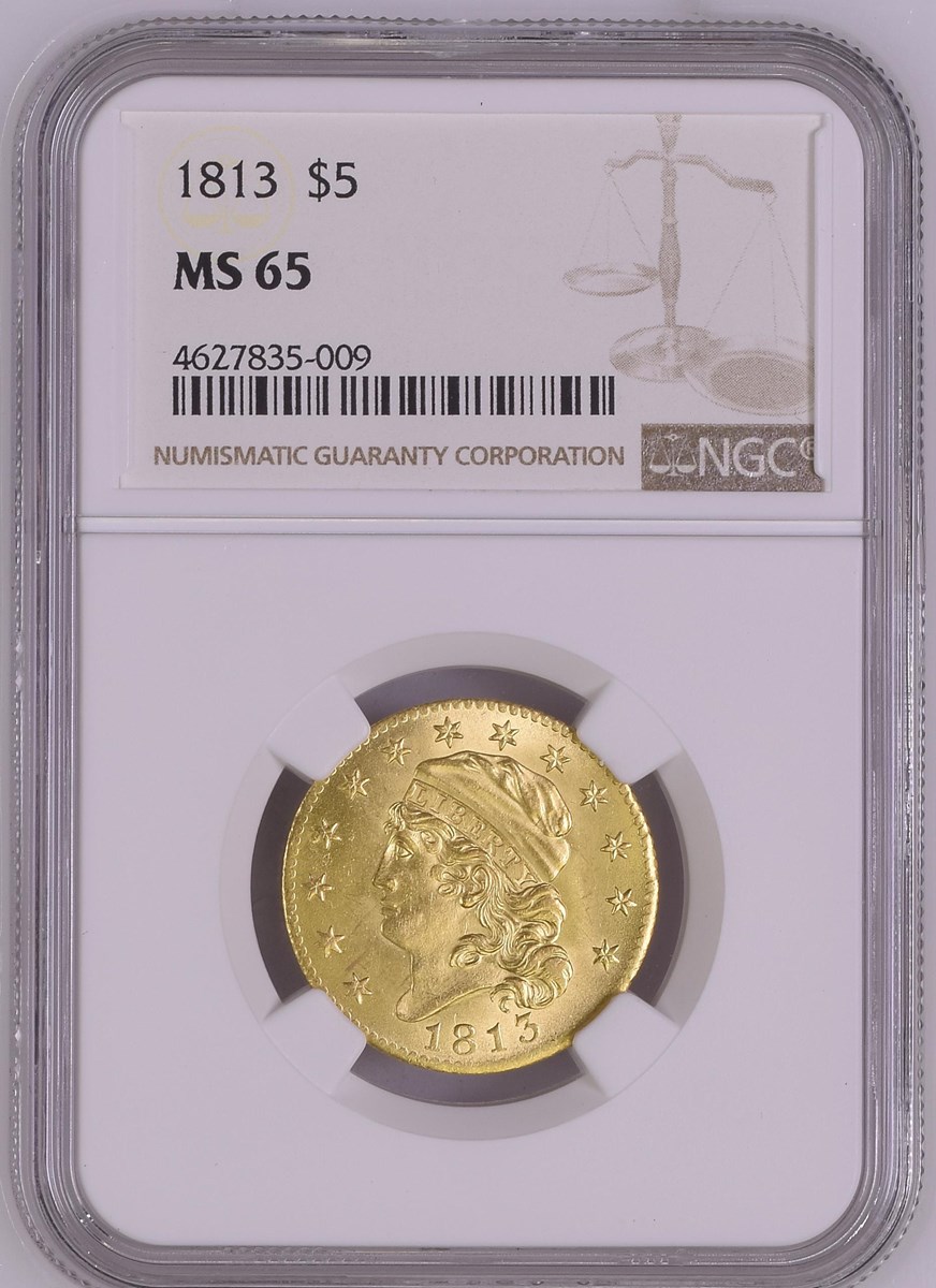 1813 $5 MS | Coin Explorer | NGC
