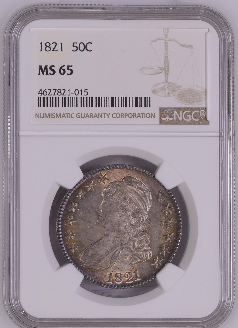 1821 50C MS | Coin Explorer | NGC