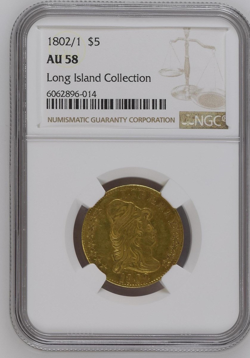 1802/1 $5 MS | Coin Explorer | NGC