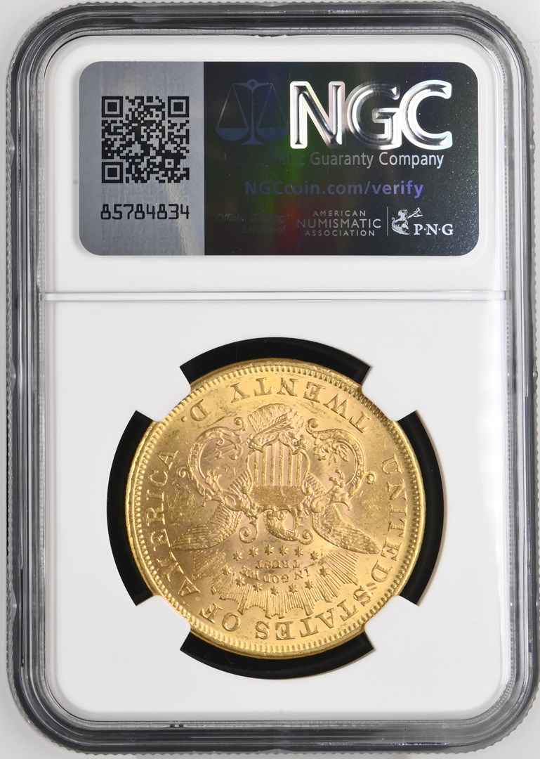 1870 $20 MS | Coin Explorer | NGC
