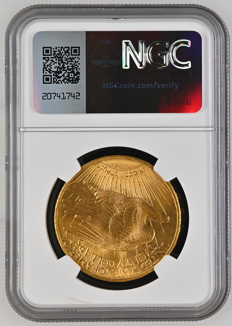 1913 D $20 MS | Coin Explorer | NGC