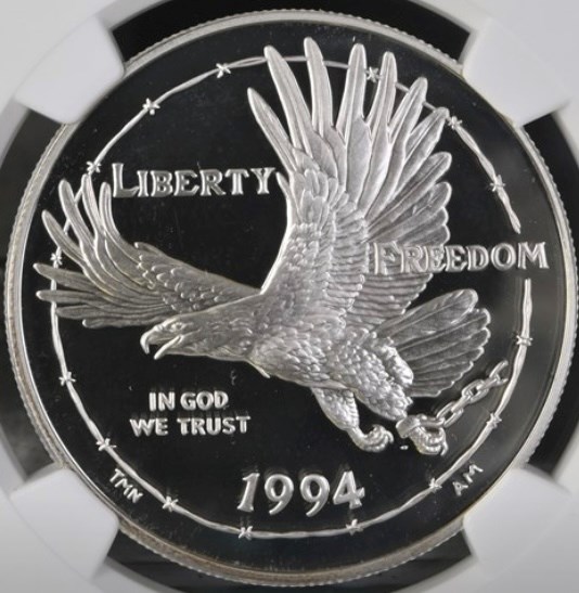 1994 P PRISONER OF WAR MUSEUM S$1 PF | Coin Explorer | NGC